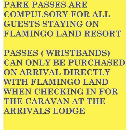 Flamingo Land - Cedar Wood Cw49 Hotell Kirby Misperton Exteriör bild